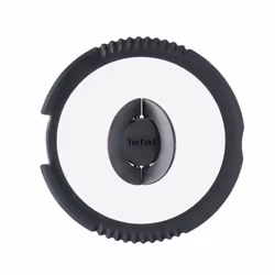Tefal Ingenio L9886302, Rond, Noir, Transparent, Verre, Silicone, 20 cm