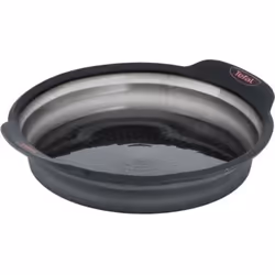 Tefal Crispybake, Moule à gâteau, Rond, Surface plate, Gris, Silicone, 240 mm