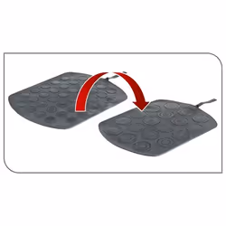Tefal Crispybake, Moule pour macarons, Rectangulaire, Gris, Silicone