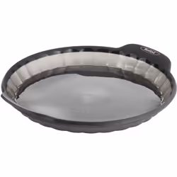Tefal Crispybake, Moule à gâteau, Rond, Surface strié, Gris, Silicone, 280 mm