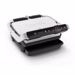 Tefal OptiGrill Elite GC750D12, Noir, Blanc, Rectangulaire, Tactile, Thermoplastique