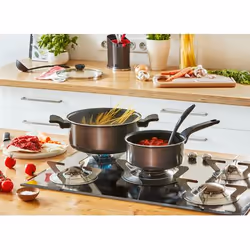 Tefal Easy Cook & Clean B5543002 casserole à sauce Rond Noir, Marron - Vue supplémentaire 5