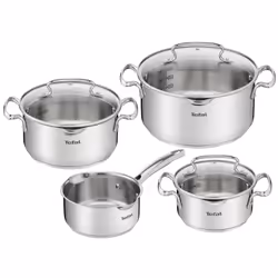 Tefal Duetto+ G719S7, Acier inoxydable, Acier inoxydable, Acier inoxydable, Acier inoxydable, Verre, 250 °C