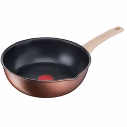 Tefal G2547702, Rond, Wok/Poêle à frire, Marron, Titane Pro, 175 °C, Aluminium