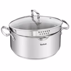 Tefal DUETTO+ G7194655 Rond Acier inoxydable