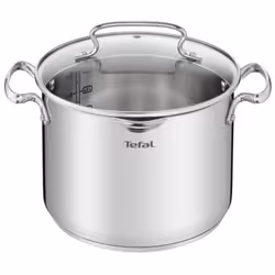 Tefal DUETTO+ G71979, Rond, Acier inoxydable, Acier inoxydable, Acier inoxydable, Vitrocéramique, Gaz, Halogène, Induction, P ...
