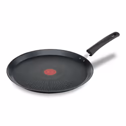 Tefal Unlimited G2551602, Rond, Poêle à crêpes, Noir, Titane, Vitrocéramique, Electrique, Gaz, Induction, France