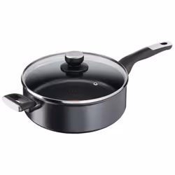Tefal Unlimited G2553202, Rond, Poêle sauteuse, Noir, Titane, 175 °C, Aluminium