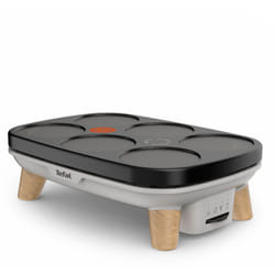 Tefal PY900D appareil à crêpes 6 crèpe(s) 1100 W Noir, Gris, Bois