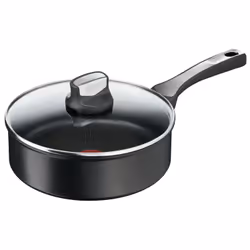 Tefal G25932, Rond, Sauteuse, Noir, Titane, 175 °C, Aluminium