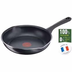Tefal Day by Day B5580423, Rond, Poêle polyvalente, Noir, Titane, 175 °C, Aluminium