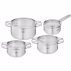 Tefal Nordica H852S855, Acier inoxydable, Acier inoxydable, Acier inoxydable, Verre, Vitrocéramique, Gaz, Halogène, Induction ...