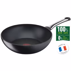 Tefal Excellence G26919, Rond, Wok/Poêle à frire, Noir, Titane, 175 °C, Aluminium