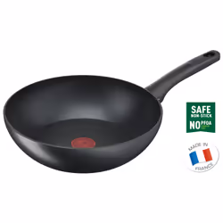 Tefal G2681972, Rond, Wok/Poêle à frire, Gris, Titane, 175 °C, Aluminium