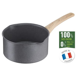 TEFAL G2662902 NATURAL FORCE casserole 18 cm/2,1 L, revetement antiadhesif Mineralia+, tous feux dont induction
