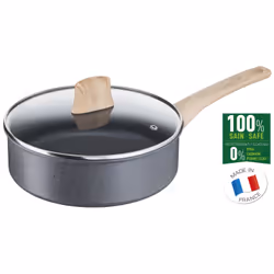 Tefal Natural Force G2663202, Rond, Poêle polyvalente, Gris, 175 °C, Aluminium, Thermo-Spot