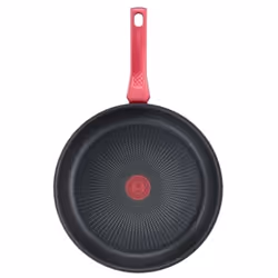 Tefal Daily Chef G2730402, Rond, Poêle polyvalente, Rouge, Titane, 175 °C, Aluminium