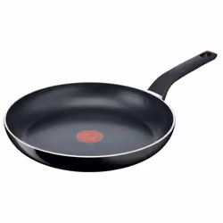 Tefal C27204, Rond, Poêle polyvalente, Noir, Titane, Thermo-Spot, Vitrocéramique, Gaz, Halogène