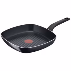 Tefal Simply Clean B5674053, Carré, Poêle grill, Noir, Titane, Aluminium, Thermo-Spot