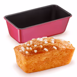 Tefal Creabake J3079504, Moule à gâteau, Rectangulaire, Surface plate, Rose, Acier au carbone, Chine