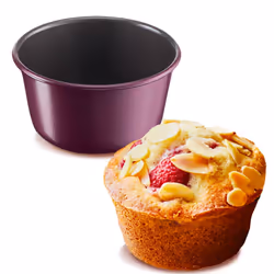 Tefal Creabake J3069404, Moule à gâteau, Rond, Surface plate, Violet, Acier au carbone, Chine