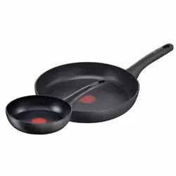 Tefal Ensemble de poêles G26890 Noir Aluminium 2 Unités Ø 22 cm Ø 28 cm