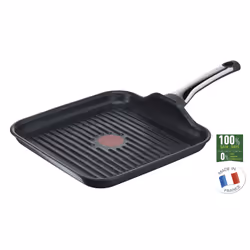 Tefal Excellence G8504023, Rectangulaire, Poêle grill, Noir, Titane, 175 °C, Fonte d'aluminium