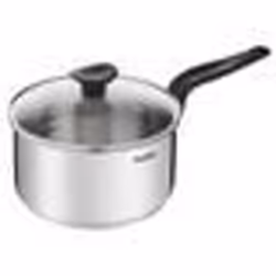 TEFAL Primary Casserole 20 cm + couvercle verre 3 L Induction Acier inoxydable haute qualité Garantie 10 ans E3082404