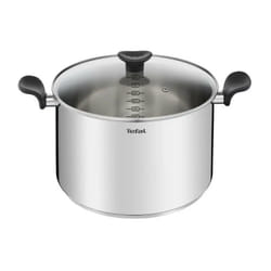 SEB - Marmite inox 28cm + couvercle en verre - Tefal - e3086404