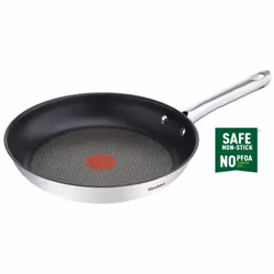 Tefal A70408, Poêle polyvalente, Acier inoxydable, Acier inoxydable, Titane, 250 °C, Thermo-Spot