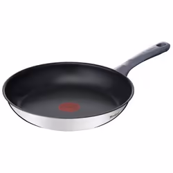 Tefal Daily Cook G7300655, Rond, Poêle polyvalente, Acier inoxydable, Titane, Acier inoxydable, Vitrocéramique, Halogène, Pla ...