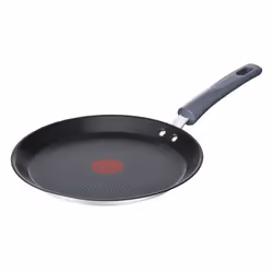 Tefal Daily Cook G7313855, Rond, Poêle à crêpe, Noir, Acier inoxydable, Vitrocéramique, Gaz, Halogène, Induction, Plaque étan ...