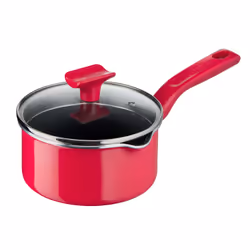 Tefal Chefclub G8062204, Rond, Rouge, Aluminium, Titane, Rouge, Vitrocéramique, Gaz, Halogène, Induction