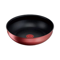 Wok - TEFAL - IH Red Unlimited - 26 cm - Revêtement antiadhésif Titanium - Tous feux dont induction