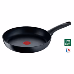 Tefal Black Stone G2810632, Rond, Poêle polyvalente, Noir, Mineralia +, 175 °C, Aluminium