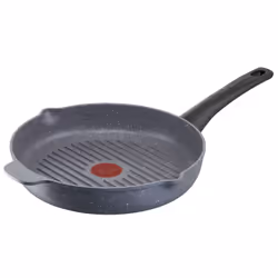 Tefal E24440, Rond, Gris, Fonte d'aluminium, Mineralia, Vitrocéramique, Gaz, Halogène, Induction, Plaque étanche, 175 °C