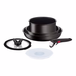 Batterie de cuisine 6 pièces Ingenio IH Hard Titanium Unlimited Tefal - Tous feux + induction - L3899192