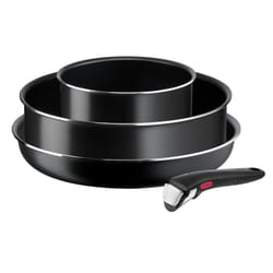 Batterie de cuisine TEFAL Ingenio Easy Cook N Clean Black 4 pcs L1539002