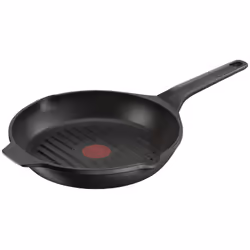 Tefal E24940, Rond, Noir, Fonte d'aluminium, Titane, 4 personne(s), Vitrocéramique, Gaz, Halogène, Induction, Plaque étanche