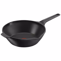 Tefal Robusto E2491944, Rond, Wok/Poêle à frire, Noir, Titane, 175 °C, Fonte d'aluminium