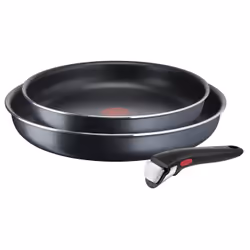 Tefal Ingenio L15892, Set de friture, Noir, Aluminium, Titane, Noir, Thermo-Spot