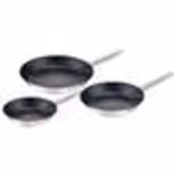 TEFAL B922S304 Lot de 3 poêles 20/24/28 cm Induction Acier inoxydable haute qualité Revêtement antiadhésif sûr Cook Eat Inox