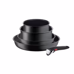 Tefal Ingenio Unlimited L7649553, Ensemble mixte, Noir, Aluminium, Titane, Noir, Thermo-Spot
