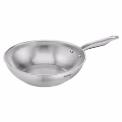 Tefal Virtuoso E4921925, Rond, Wok/Poêle à frire, Acier inoxydable, Acier inoxydable, 250 °C, Acier inoxydable