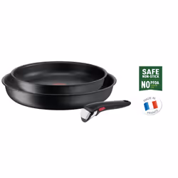 Tefal Ingenio L3999032, Set de friture, Noir, Aluminium, Minéral, Noir, Thermo-Spot
