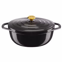 Tefal Air E2558904, 5,7 L, Ovale, Noir, Aluminium, Vitrocéramique, Noir