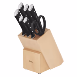 Tefal Ice Force K232S704, Bloc de couteaux/coutellerie, Acier inoxydable, ABS, Plastique, Acier inoxydable, Acier inoxydable, ...