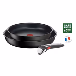 Tefal Ingenio L3959143, Set de friture, Noir, Aluminium, Titane, Noir, Thermo-Spot