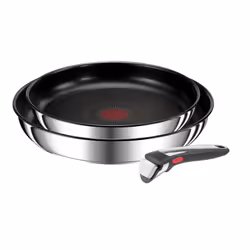 Tefal Ingenio Preference L9749302, Set de friture, Acier inoxydable, Acier inoxydable, Titane, Noir, Thermo-Spot