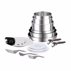 Tefal Ingenio Preference L9749532, Acier inoxydable, Acier inoxydable, Titane, Noir, Amovible, Vitrocéramique, Gaz, Halogène, ...